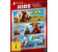 Kids Movie Night - Jock / Cinderella / Off to the Sea [3 DVDs] NEW/OVP