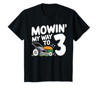 Kids Mowin My Way to 3 Three Year old boy T-Shirt