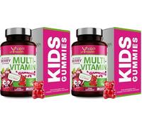 Kids Multivitamin and Mineral Gummies - 60 Vegan Berry Flavour Chewable Gummies, Kids Vitamin for 4-12 Years - 2 Months Supply - Made in The UK by YrHealth (Pack of 2)