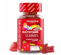 Kids Multivitamin Gummies - 13 Essential Kids Vitamins - 1 Month Supply - Chewable Multivitamins Gummies 3-12 and Older - Childrens Vitamins - Novomins