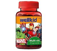 Kids MultiVitamins, Chewable Gummies, Wellkid Marvel