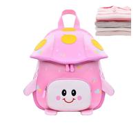 Kids Mushroom Backpack Cute Mini Mushroom Shaped Waterproof Bag