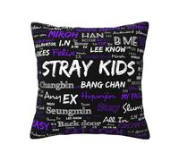 Kids Music Group Stray Pillowcase With Print, Soft All-Season Throw Pillow Cover For Home Decor And Fans Gift.