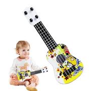 Kids Musical Instrument - Lightweight Durable Construction, Accurate Tone Feature, Easy Grip Size | Ukulele Toy for Children, Cartoon Log Simulation Versions, Music Learning Activity Aid