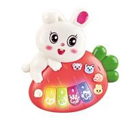 Kids Musical Instrument Toy Cartoon Shapes Electronic Piano Keyboard Early Cognitive Development Travel Friendly Build Kids Electronic Keyboard Toy