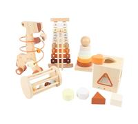 Kids Musical Instruments, Wooden Toddler Musical Instruments Interactive Percussion Set Early Education Music Toy for Boys and Girls