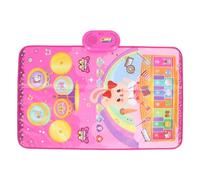 Kids Musical Mat with Drumsticks Jazz Playmat for Toddler, Early Educational Toy for Home Outdoor