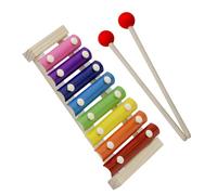 Kids Musical Toy 8 Colorful Xylophone Wood Texture with Colorful Notes Small Musical Instruments Great for Toddler Early Learning Music Toy