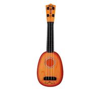 Kids Musical Toy My First Ukulele Children Mini Guitar Set 4 Strings E, Yellow, cylinder