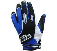 Kids Mx Gloves Wulfsport Stratos Junior Motocross Quad Dirt Bike Cub Enduro Off Road Gloves Blue (3XS)