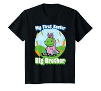 Kids My First Easter As A Big Brother Cute Easter Bunny Egg Hunt T-Shirt