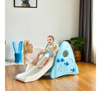 Kids My First Slide Children Toddler Step Climber Toy Indoor Outdoor Play Gymax Blue One Size