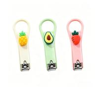 Kids Nail Clipper Set,QIANSSE 3Pcs Cute Cartoon Nail Clippers