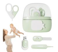 Kids Nail Clippers Set, Kids Nail Set | Dust for Cartoon Nail Clipper 4 in 1 - Clippers Scissors Tweezers for Files for Manicure Care, Toele Care Kit