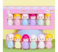 Kids Nail Polish Sets For Girls--6 Macaroon Colors Peel Off Nail Polish,Water-Based,Non-Toxic,Quick Dry Kids Nail Varnish Sets-Girls Nail Varnish Sets Kids,Birthday Gifts For Ages 3+