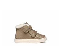 Kids Nashik High Top Trainers in Leather taupe