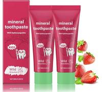 Kids Natural Probiotic Hydroxyapatite Toothpaste, 80G Strawberry Toothpaste, Probiotics Kids, Strawberry Flavour, Stain Removal, Teeth Whitening Natural Toothpastes for Sensitive Teeth (2)