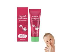 Kids Natural Probiotic Hydroxyapatite Toothpaste, Enamel Protection, Fluoride Free Toothpaste Remineralising for Children 2+, 80g Strawberry Flavored Children's Toothpastes Enamel Protection, (1)