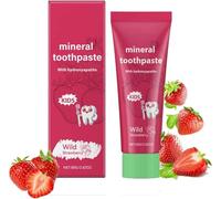 Kids Natural Probiotic Hydroxyapatite Toothpaste, Kids Mineral Hydroxyapatite Toothpaste, Teeth Whitening for Sensitive Teeth for Sensitive & Children - Wild Strawberry Flavour (1)