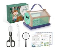 Kids Nature Kit, Outdoor Explorer Catcher Kit, Camping Science Fly Catching Kit, Educational Fun Safe Toys Observation Container for Birthday, New Year, Christmas, Easter