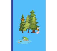 Kids Nature Sketchbook: Cute 6x9 Drawing and Doodling Book with Fun Cartoon Trees, Animals, and Fruit - Perfect for Little Artists