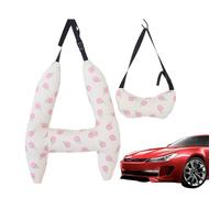Kids Neck Pillows for Travel | Large Curvature Design Neck Pillow for Kids,Comfortable Pillow, Soft Airplane, Machine Washable Car Headrest for Car, Travel, Plane