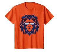 Kids Nederland Lion, Netherlands Flag. Kids Holland Dutch, Orange T-Shirt