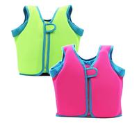 Kids Neoprene Swim Vest with Adjustable Safety Strap & Removable Floats, Buoyancy Aid for Toddlers 1-6 Years - Lightweight Swim Safety Jacket for Boys/Girls Pool & Beach