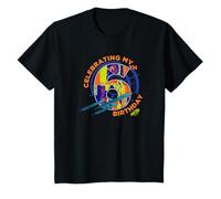 Kids Nerf Birthday Celebrating My 6th Birthday Logo T-Shirt