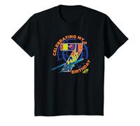 Kids Nerf Birthday Celebrating My 7th Birthday Logo T-Shirt