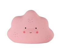 Premier Housewares Kids Night Light, Cloud Design, Ceramic, Pink