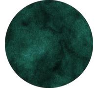Kids Nursery Rug Large Circular Round Area Rug Pure dark green pattern Decorative Rug Carpet Floor Mat Yoga Mat for Room Home Decor ø 110CM