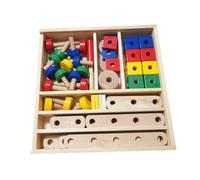 ＡＷＨＡＯ Kids Nut And Bolts Toy Building Construction Set for Birthday Gift Preschool