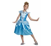 Kids Official Disney Classic Cinderella Costume Girls Princess Fancy Dress