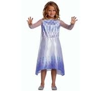 Children's Girls Official Disney Queen Elsa Snow Queen Cape Fancy Dress Costume