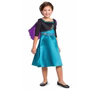 Kids Official Disney Frozen 2 Queen Anna Costume Girls Princess Fancy Dress