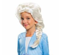 Kids Official Disney Princess Elsa Wig for Girls Frozen Fancy Dress Costume