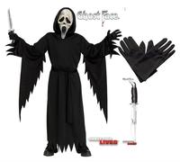 Kids Official SCREAM VI Ghost Face® Costume Mask Gloves + Knife Ages 8-Teens