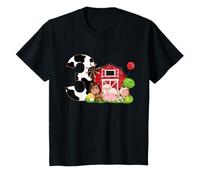 Kids Oink Baa Neigh Cluck Moo I'm 3 Yrs Old Farm Theme Birthday T-Shirt