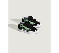 Kids Old Skool Trainers black/green