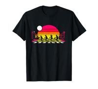 Kids On Bikes Synthwave Sunset Silhouette T-Shirt