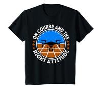 Kids On Course and The Right Attitude Drone Pilot FPV Drone Lover T-Shirt