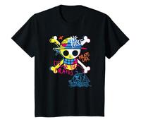Kids One Piece Jolly Roger Graffiti T-Shirt