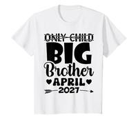 Kids Only Child Expires Promoted to Big Brother in April 2027 T-Shirt