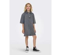 Kids Only Denim Collared Dress (8-14 Yrs) Grey