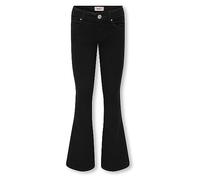 KIDS ONLY Girl's KOGROYAL Life REG Flared PIM600 NOOS Baggy Jeans, Black Denim, 152