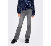 Kids Only Regular Cotton Rich Flared Jeans (8-14 Yrs) Grey