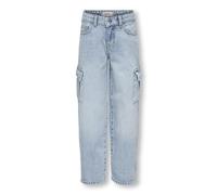 KIDS ONLY Kogharmony Wide Cargo Carrot Azg Noos, Light Blue (Light Blue Denim), 13 Years