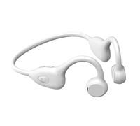 Kids Open Ear Bluetooth Headphones Wireless Air Conduction Earphones with 85dB Safe Volume Portable Bluetooth Sport Headset Noise Canceling Lightweight for Boy Girl School Travel Workout (White)