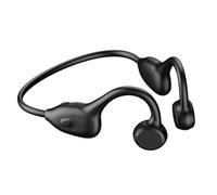 Kids Open Ear Bluetooth Headphones Wireless Air Conduction Earphones with 85dB Safe Volume Portable Bluetooth Sport Headset Noise Canceling Lightweight for Boy Girl School Travel Workout (Black)
